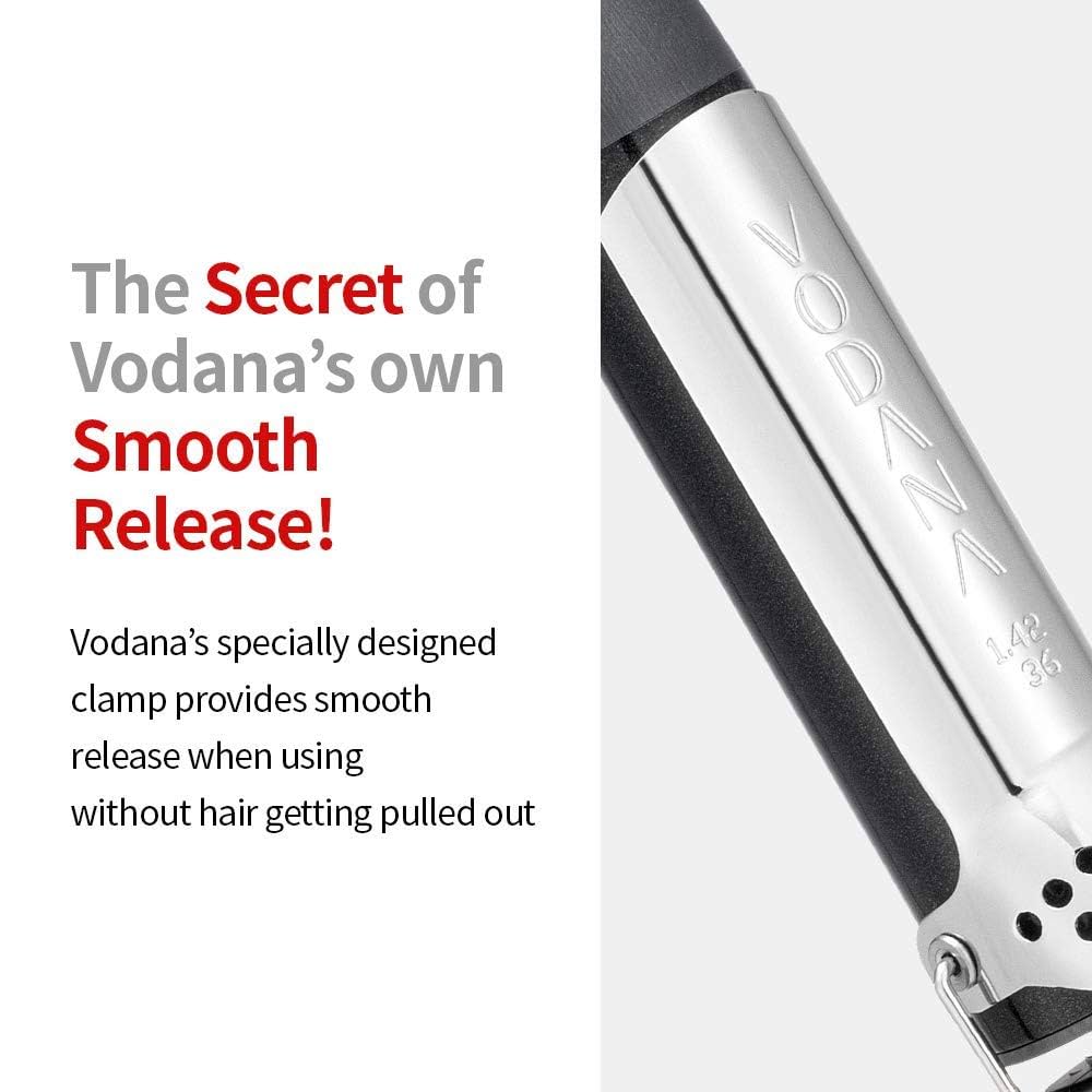 VODANA Glamwave Curling Iron 40mm コテ 黒 Amazon.com: VODANA Professional GlamWave Ceramic Curling